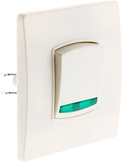 Zenitech Va et Vient Voyant borne-Auto vis + Griffes - Blanc - Diwone