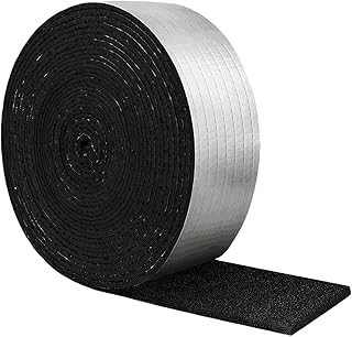 Wezalget Isolation de Tuyau Extérieur, 10M Bandes Isolantes Auto-adhésives, Isolation pour Tuyaux de Chauffage, Tuyau de Chauffage Haute Densité, pour Tuyaux de Chauffages, Climatisation