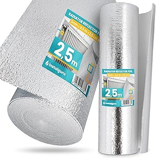 Isolant Thermique Feuille 3x0,5x2,5m Isolation Durable Réflecteur Chaleur Radiateur Barrière Réfléchissante Économie d